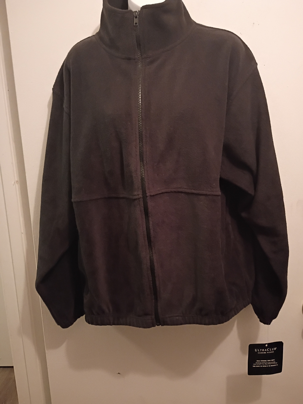 Men's Black Lightweight Zip-Up Jacket
